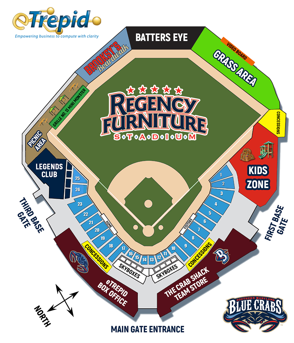 Somdbluecrabs Stadium Map